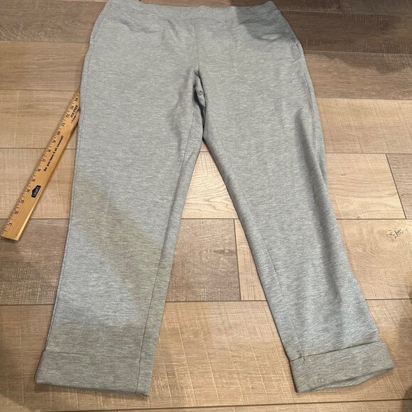 J JILL WOMENS GRAY PULL ON PANTS NEW SIZE LARGE - Picture 1 of 9